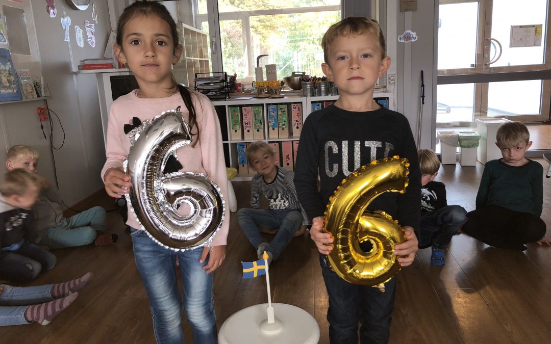 Två 6-åringar och idrott.