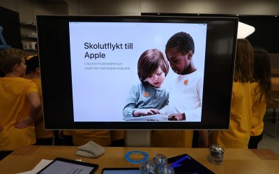 Skolutflykt till Apple Store