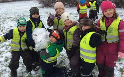 ☀️Brandövning och snölek