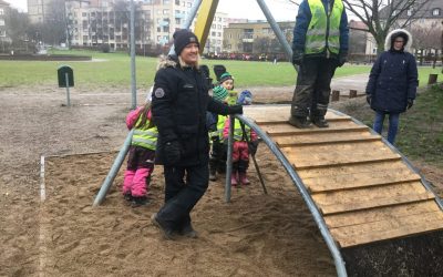 Solen.bussutflykt till Furutorpslekplatsen