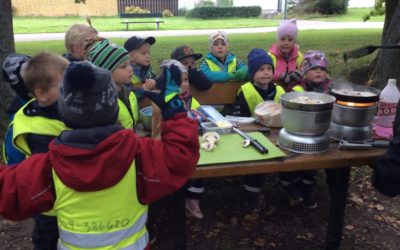 ☀️Vi smakar på champinjoner.