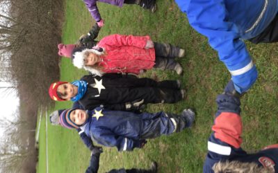 Födelsedagsfirande januari barnen