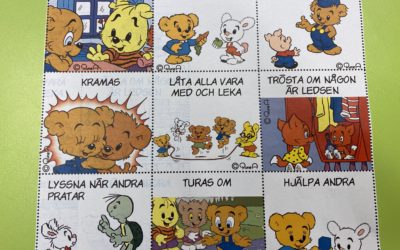 Äppelbild och diskussionsuppgift