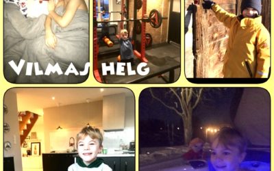 Vilmas helg, bokstäverna N & U och geometri