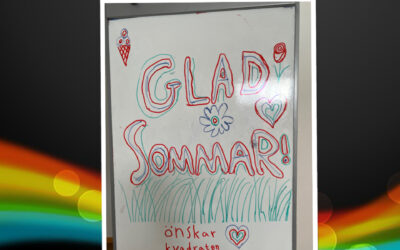Glad sommar önskar Kvadraten