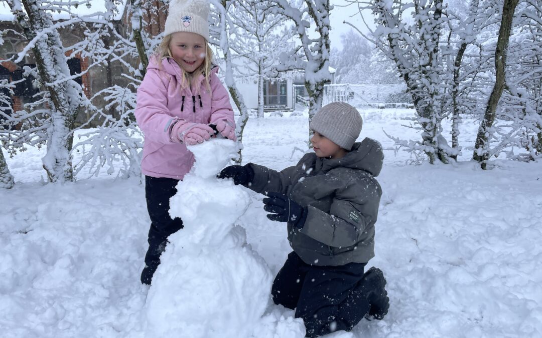 Så härligt med snö ⛄️
