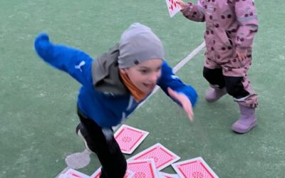 Full fart och rörelseglädje för Klass 1!