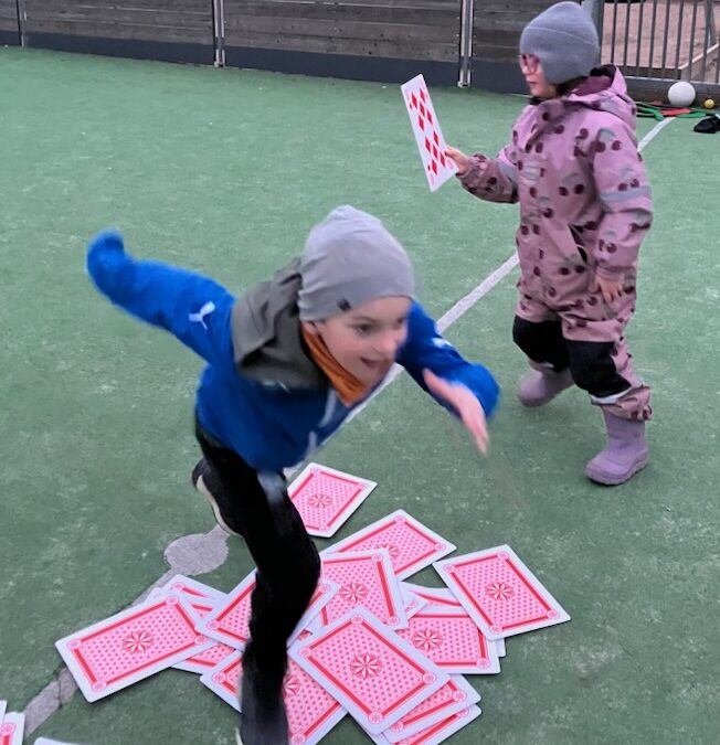 Full fart och rörelseglädje för Klass 1!