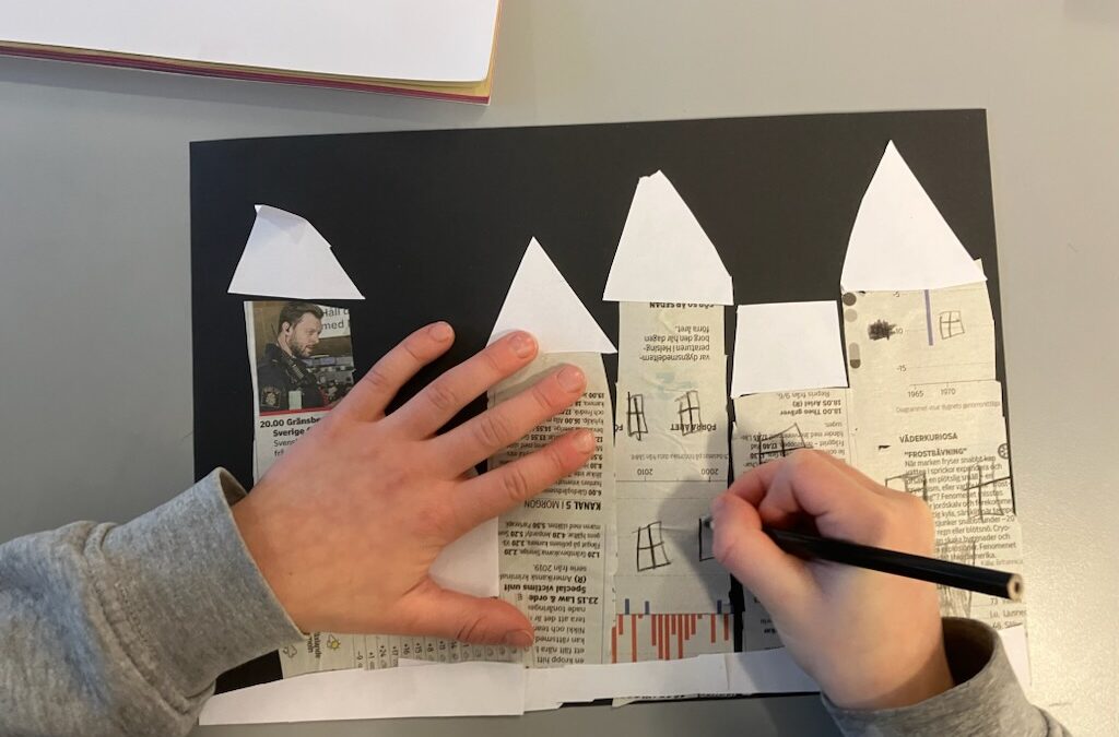 Stadssiluetter och nyårsmagi! 🎨🏙️