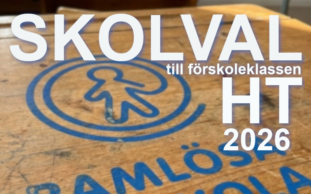 Skolinformationsmöte förskoleklass HT-26 (14/1 kl 18)
