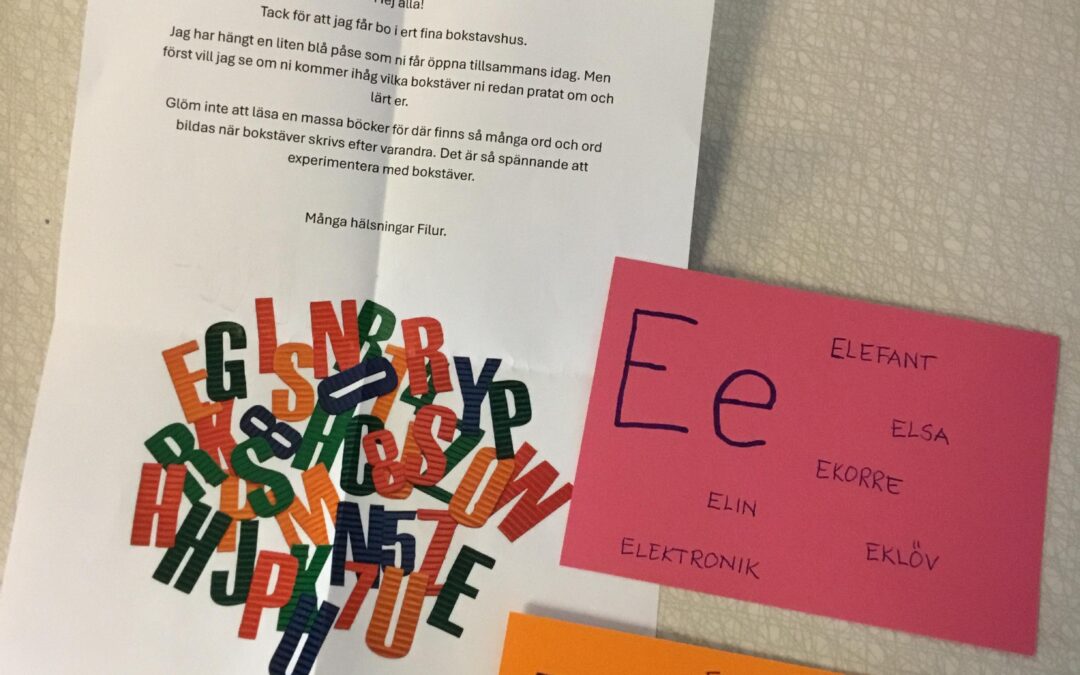 Inflyttning av bokstäverna E och F v.6