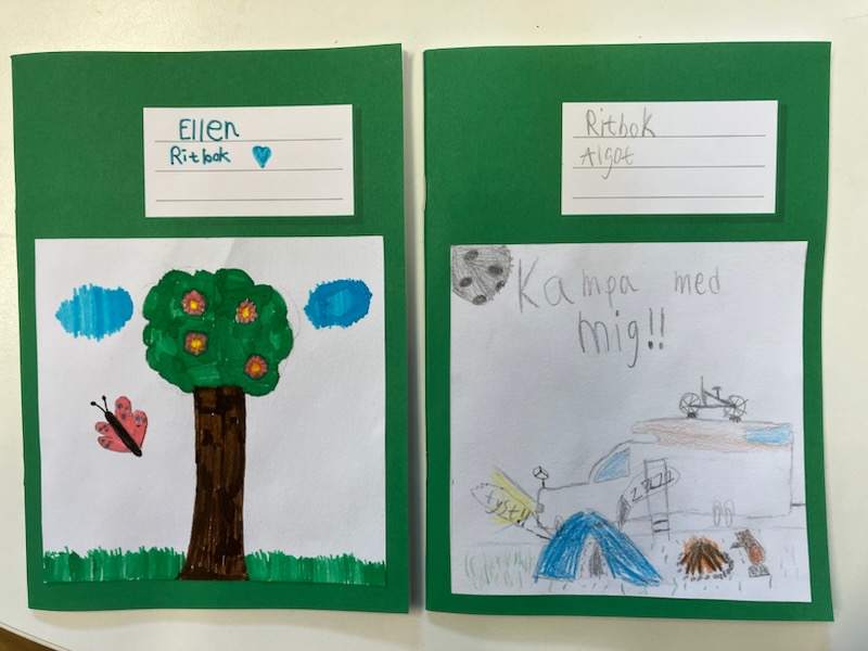 🎨 Kreativiteten flödar: Egna ritböcker på fritids!