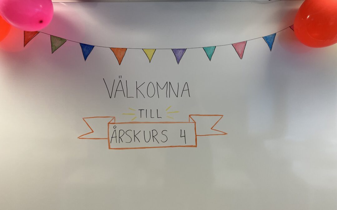 Hej mellanstadiet! Välkomna till årskurs 4