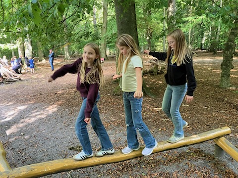 Härlig friluftsdag i Pålsjö skog med årskurs 4!