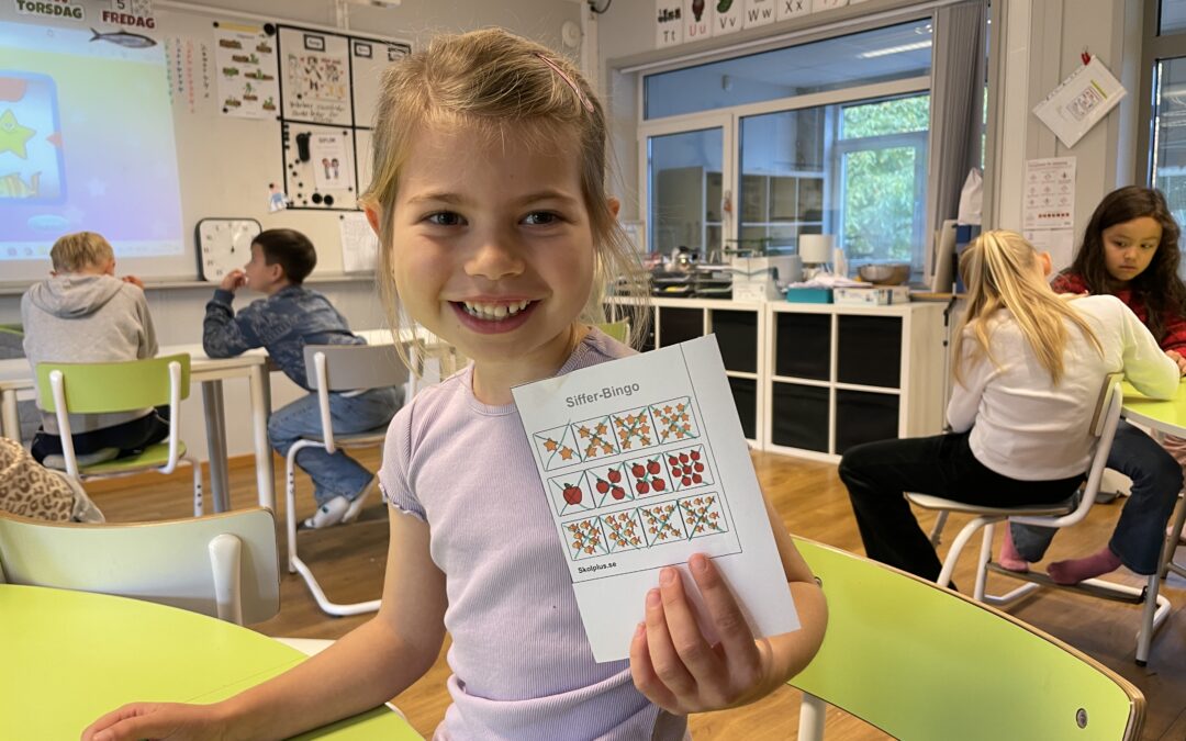 Sifferbingo på fritids